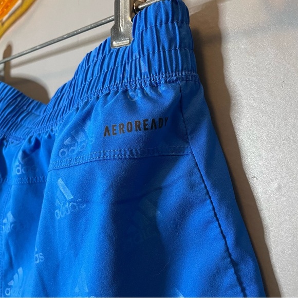 Adidas cobalt Blue Logo Athletic Shorts size small - Picture 6 of 6